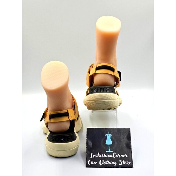 Sorel Women's Faded Spark Leather Explorer Blitz Stride Sandals Size 8 M 2470 - Picture 7 of 16